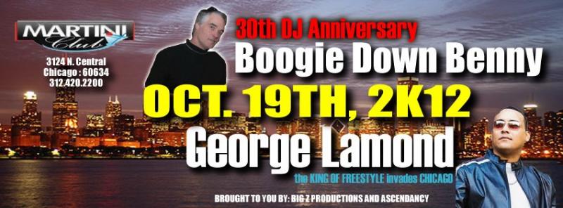 Boogie Down Benny's 30th DJ ANNIVERSARY